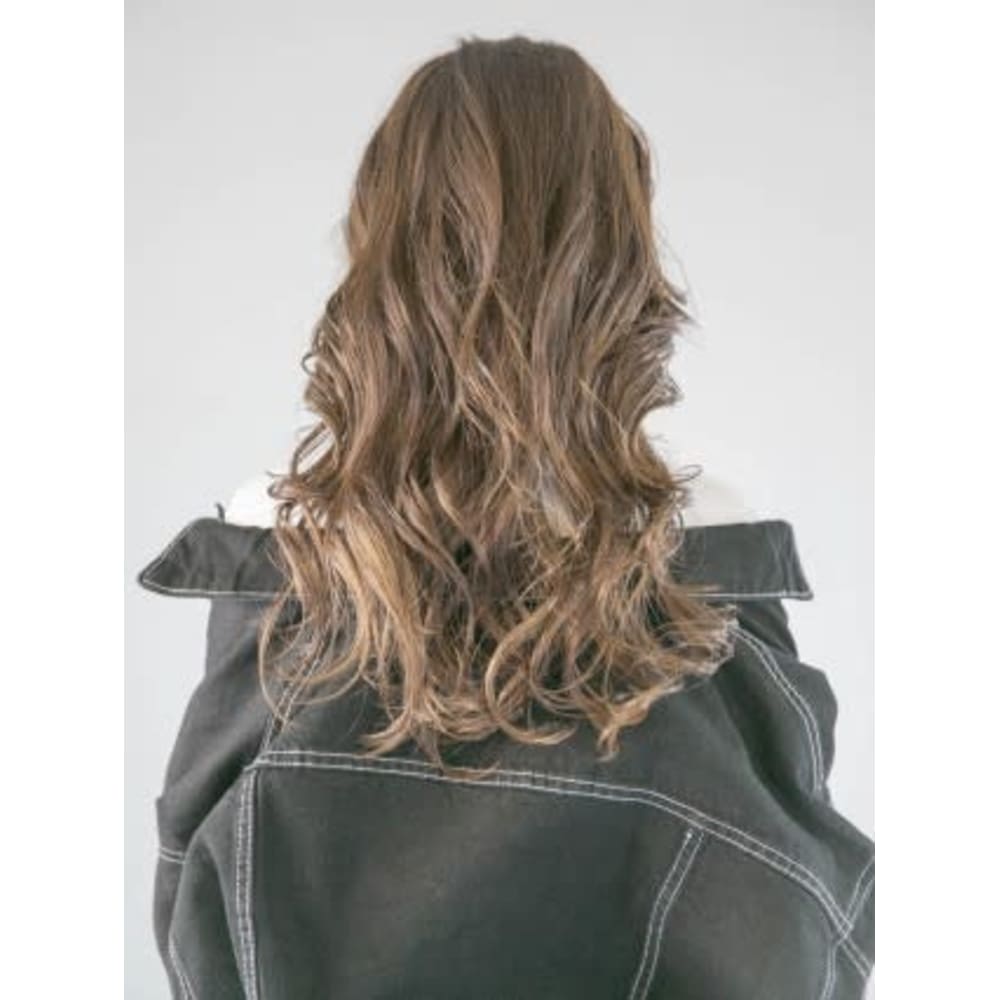 透明感かきあげデジタルパーマスタイル Hair Make Earth 八潮店 ヘアメイクアースヤシオテン のヘアスタイル 美容院 美容室を予約するなら楽天ビューティ