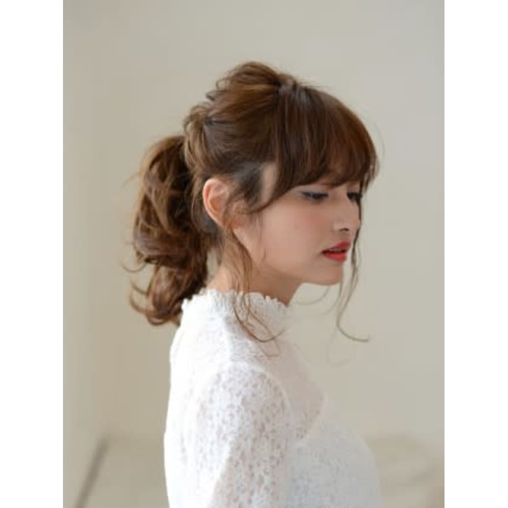 女度アップ 大人ポニーテール Hair Make Earth 八潮店 ヘアメイクアースヤシオテン のヘアスタイル 美容院 美容室を予約するなら楽天ビューティ