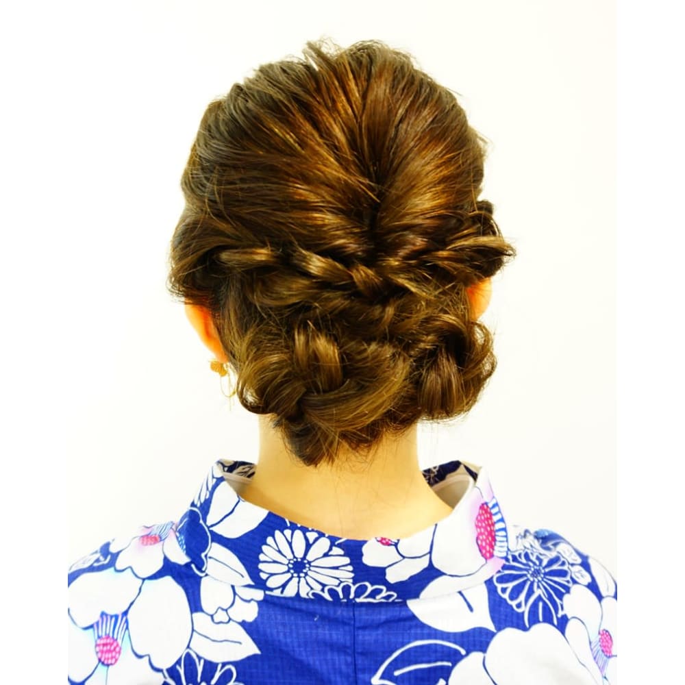 浴衣着付 流行りのオススメヘアアレンジ Natalie Arrowna A S店 ナタリーアンドアローナアナザーステージテン のヘアスタイル 美容院 美容室を予約するなら楽天ビューティ