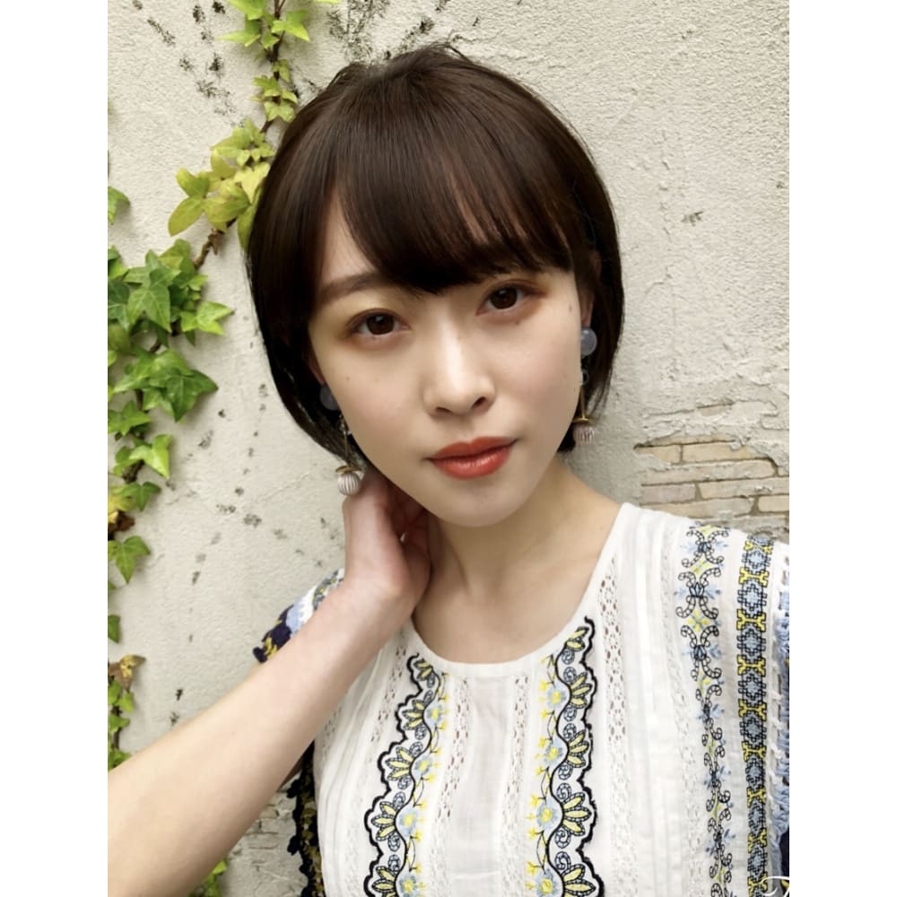 大人のナチュラルショート 担当高橋 口コミご覧ください Que Hair キューヘア のヘアスタイル 美容院 美容室を予約するなら楽天ビューティ