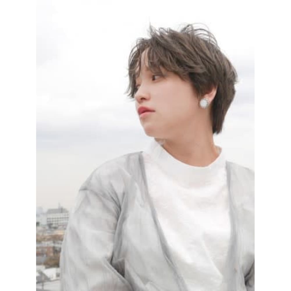 ガーリー丸みショートヘア Hair Make Earth 東戸塚店 ヘアメイク ガーリー丸みショートヘア Hair Make Earth 東戸塚店 ヘアメイク