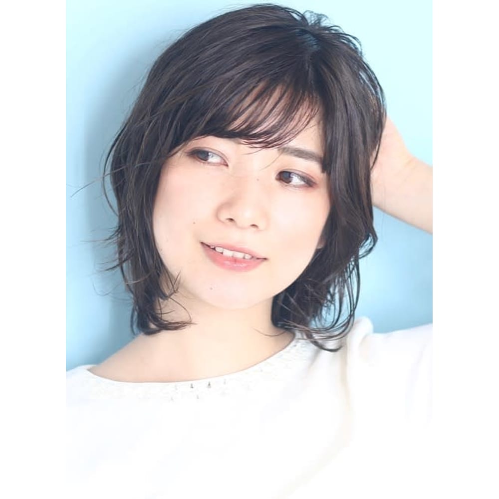 30代 40代大人ウルフカール Beautrium Ginza ビュートリアム のヘアスタイル 美容院 美容室を予約するなら楽天ビューティ