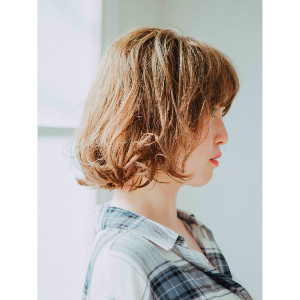 ラフさが可愛いミディアムボブ Weve Rista 富里店 ウィーブリスタトミサトテン のヘアスタイル 美容院 美容室を予約するなら楽天ビューティ