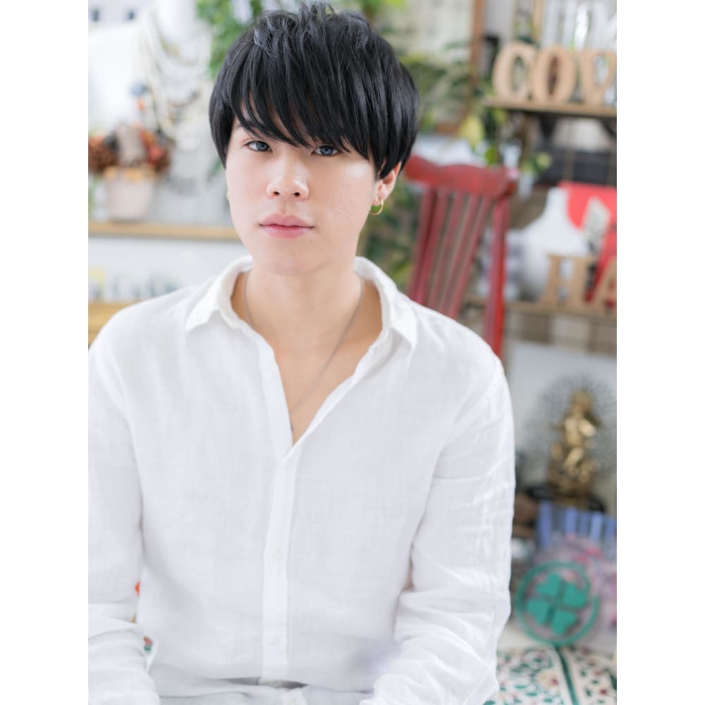 アシンメトリーで大人顔メンズショート マッシュショート Cover Hair Spa Bliss 浦和西口店 カバーヘア アンド スパブリス ウラワニシグチテン のヘアスタイル 美容院 美容室を予約するなら楽天ビューティ