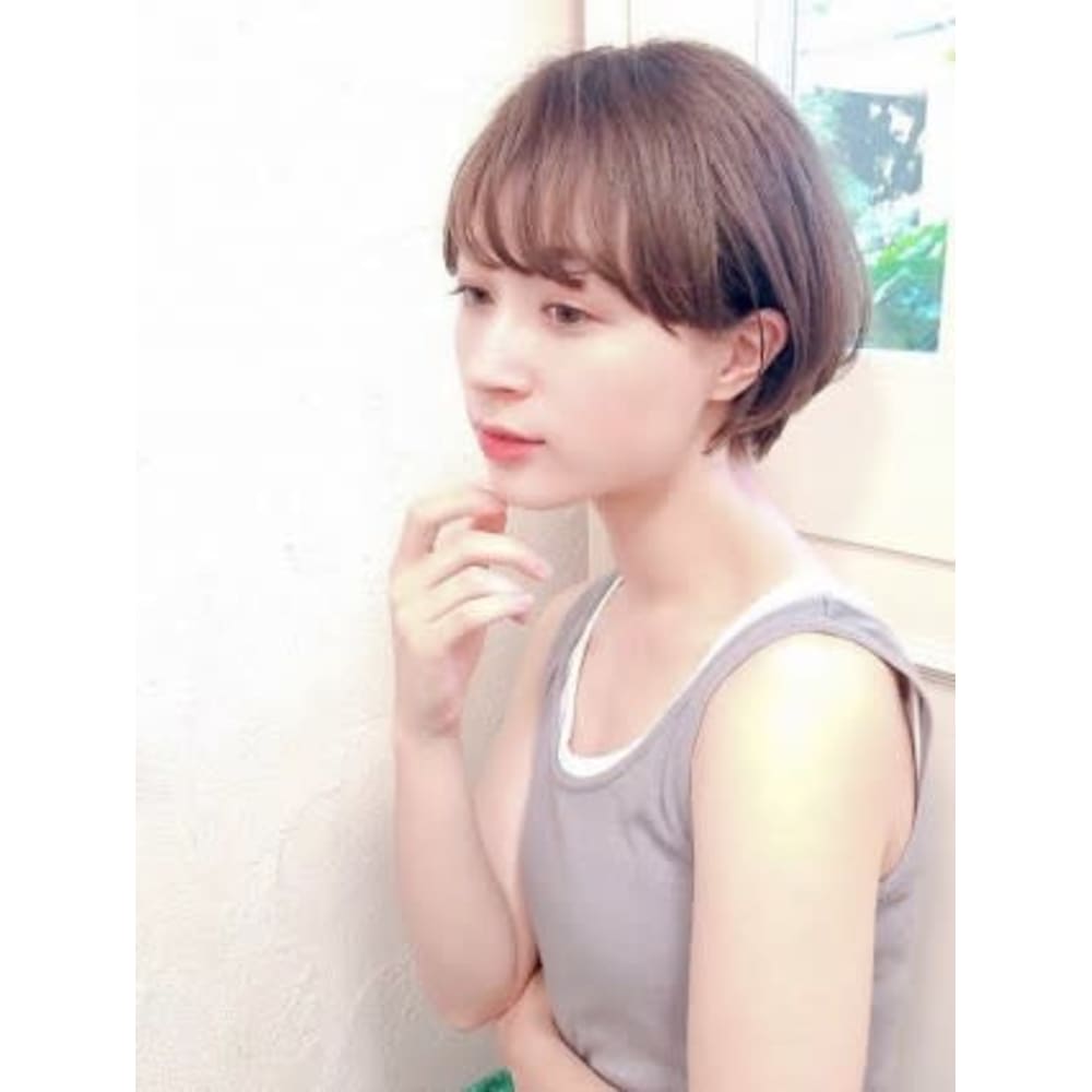 ベージュカラーショート Natsuya ナツヤ のヘアスタイル 美容院 美容室を予約するなら楽天ビューティ ベージュカラーショート Natsuya ナツヤ のヘアスタイル 美容院 美容室を予約するなら楽天ビューティ