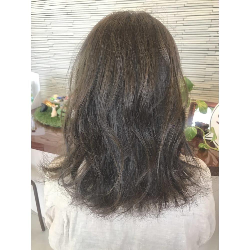 ブリーチなし マットグレージュ Hair Therapy Sara 荒井店 ヘア ブリーチなし マットグレージュ Hair Therapy Sara 荒井店 ヘア