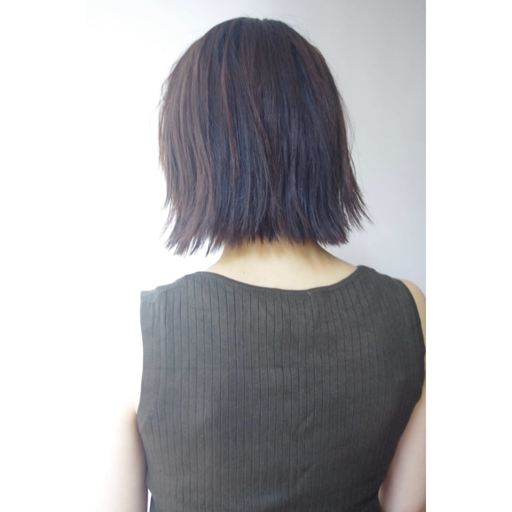 外国人風セミウェットボブ お手入れ簡単ストレート Behive一番町店aveda ビーハイブイチバンチョウテンアヴェダ のヘアスタイル 美容院 美容室を予約するなら楽天ビューティ