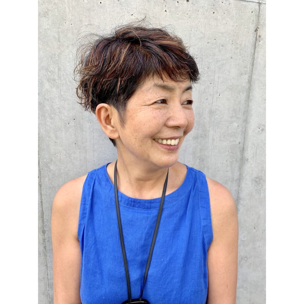 ランダムショート Beautrium 七里ヶ浜 ビュートリアム のヘアスタイル 美容院 美容室を予約するなら楽天ビューティ