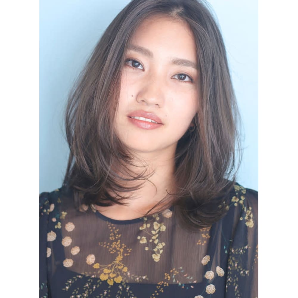大人のナチュラルロブ Beautrium Ginza ビュートリアム のヘアスタイル 美容院 美容室を予約するなら楽天ビューティ