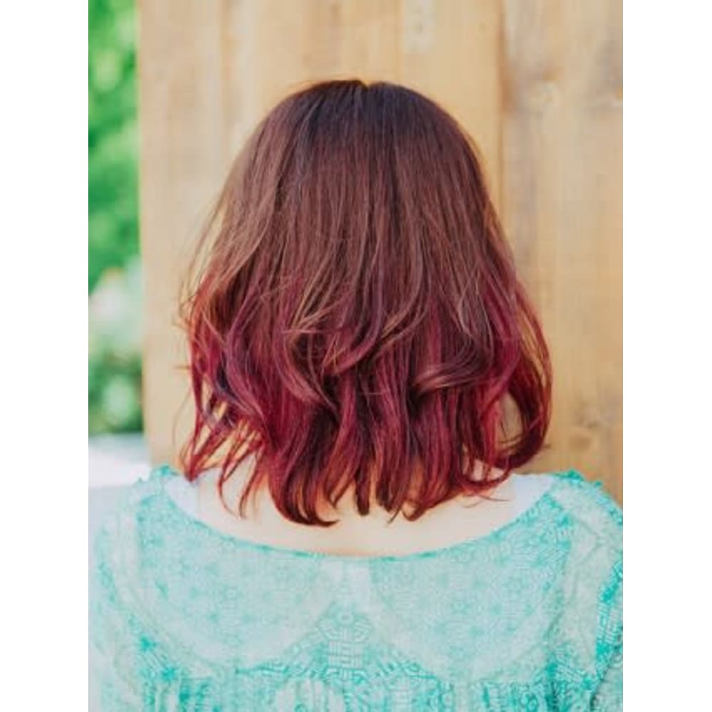 赤グラデーション Collection 船堀店 コレクション のヘアスタイル 美容院 美容室を予約するなら楽天ビューティ