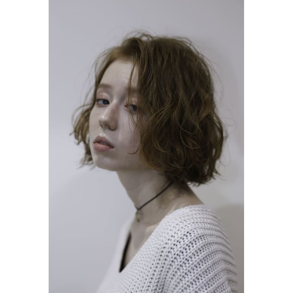 Air Omiya 竹内 聡 ラフウエーブボブ Air Omiya エアーオオミヤ のヘアスタイル 美容院 美容室を予約するなら楽天ビューティ