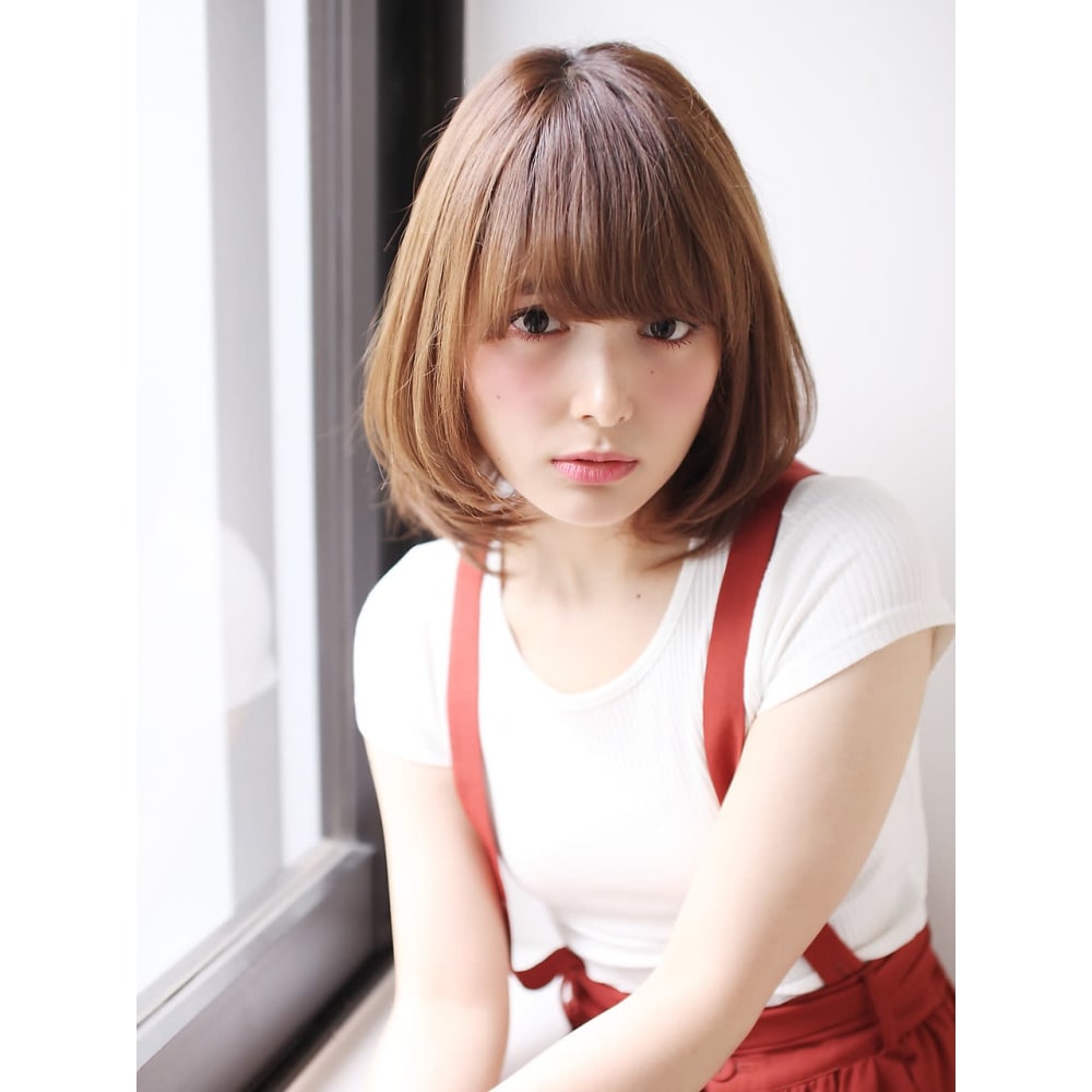 Air Ginza ツヤ感ストレートボブ Air Ginza エアーギンザ のヘアスタイル 美容院 美容室を予約するなら楽天ビューティ