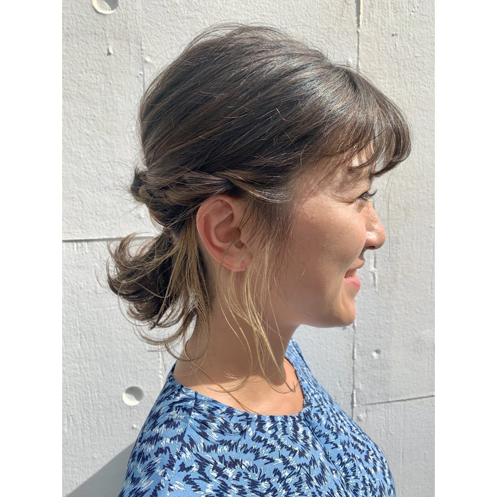 インナーカラー ハイライト3dカラー Beautrium 七里ヶ浜 ビュートリアム のヘアスタイル 美容院 美容室を予約するなら楽天ビューティ