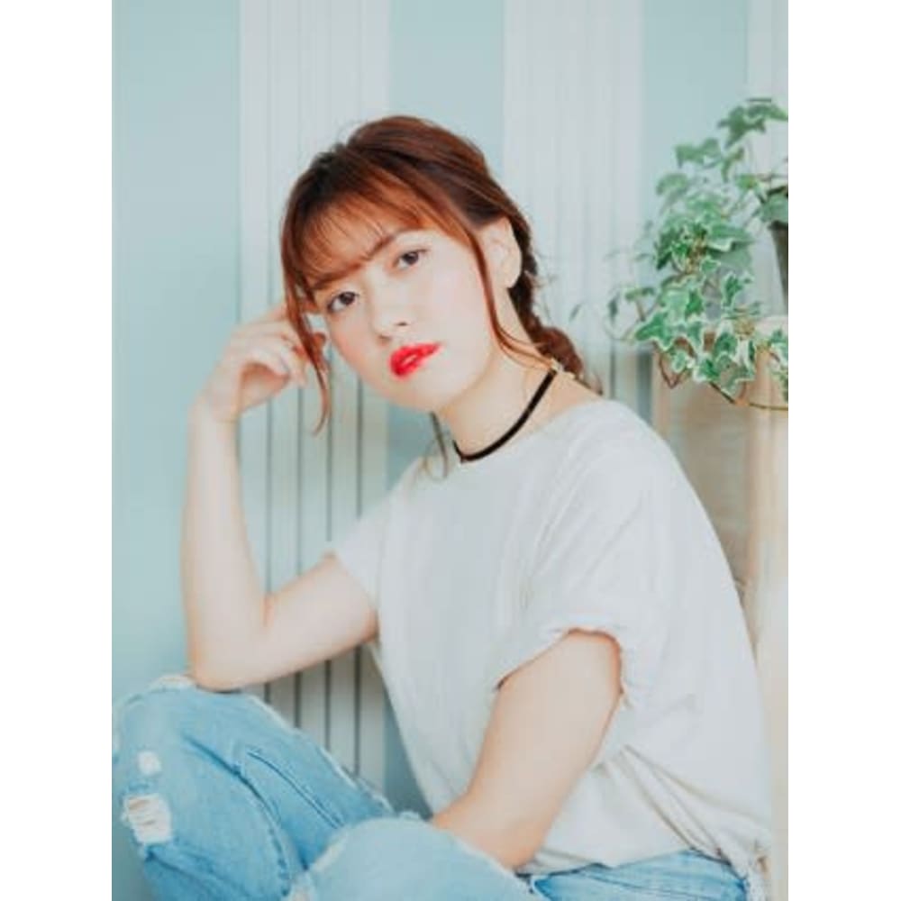 編み込みポニー Collection 船堀店 コレクション のヘアスタイル 美容院 美容室を予約するなら楽天ビューティ