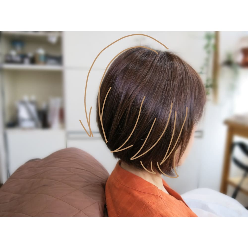 40代からの弱点を個性に活かす小顔エフェクトカット Coco Ange ココ アンジュ のヘアスタイル 美容院 美容室を予約するなら楽天ビューティ
