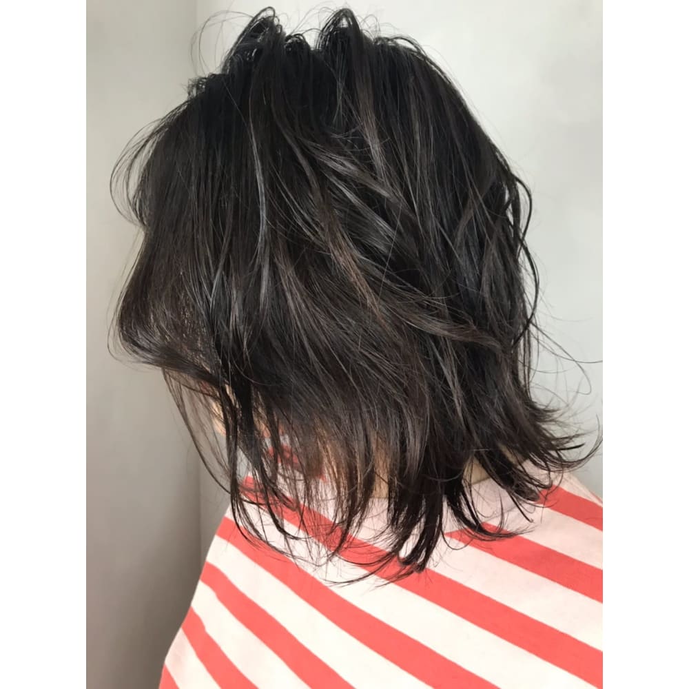 外ハネ レイヤー ひし形 ウルフ ナチュラルボブ 小顔 Brocante Luxbeブロカントラックスビー立川北口店 ブロカントラックスビータチカワキタグチテン のヘアスタイル 美容院 美容室を予約するなら楽天ビューティ