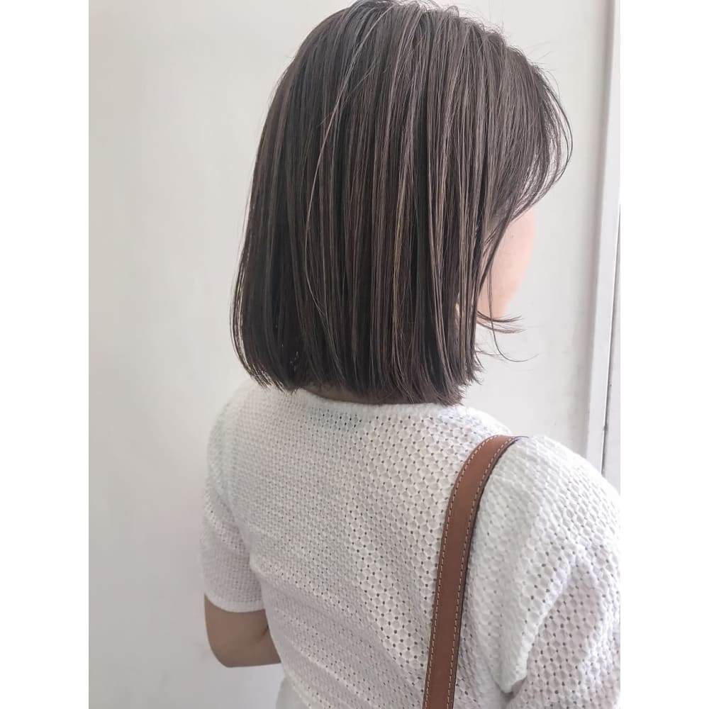 Kochab Kando ナチュラルボブ シアーミルクティ Kochab コカブ のヘアスタイル 美容院 美容室を予約するなら楽天ビューティ