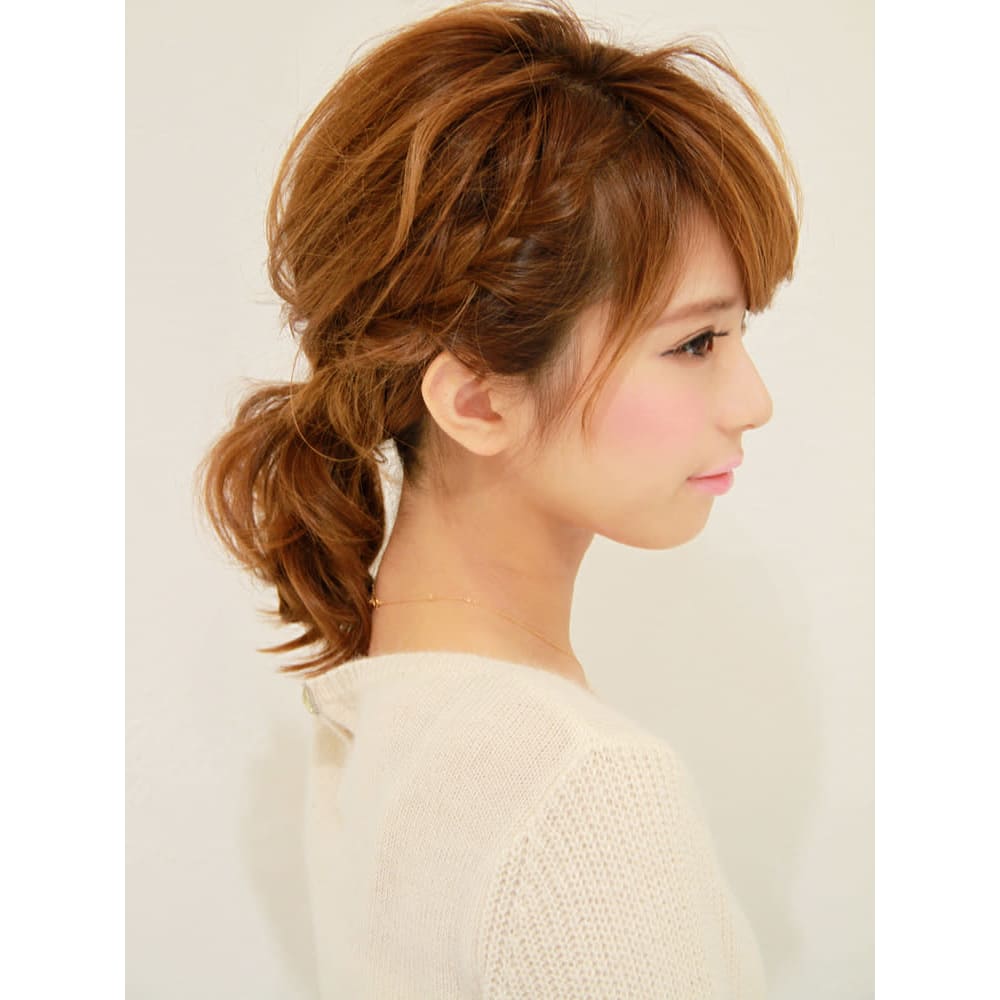 編み込みポニーテール Hair Make Flencia ヘアメイクフレンシア のヘアスタイル 美容院 美容室を予約するなら楽天ビューティ 編み込みポニーテール Hair Make Flencia ヘアメイクフレンシア のヘアスタイル 美容院 美容室を予約するなら楽天ビューティ