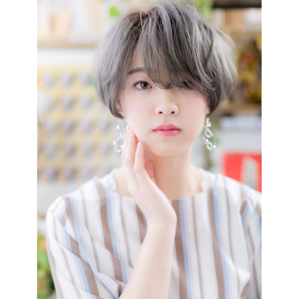 外国人風3dカラーで垢抜け小顔エアリーボブ 個性的 Cover Hair Spa Bliss 浦和西口店 カバーヘア アンド スパブリス ウラワニシグチテン のヘアスタイル 美容院 美容室を予約するなら楽天ビューティ