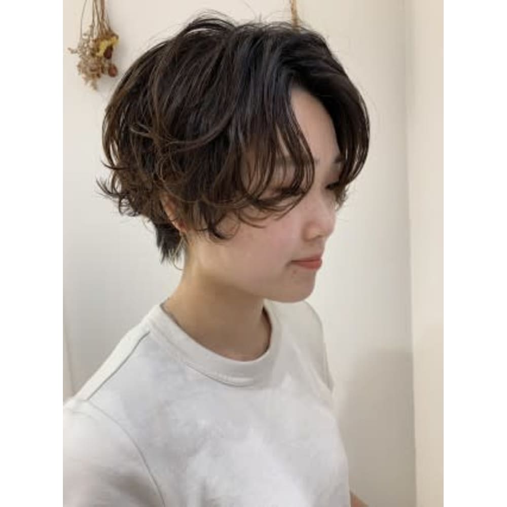 ハンサムショート パーマ Face 石川町 フェイスイシカワチョウ のヘアスタイル 美容院 美容室を予約するなら楽天ビューティ