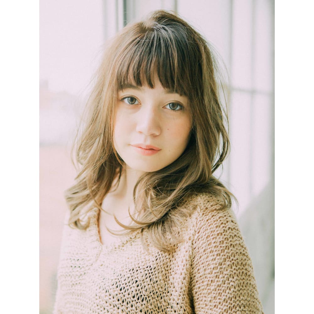 大人カワイイ生コラーゲンフルカラーにミルボンの最上級トリートメントがついている髪伸ばしているお客様 Brook Ark ブルックアーク のこだわり特集 美容院 美容室を予約するなら楽天ビューティ