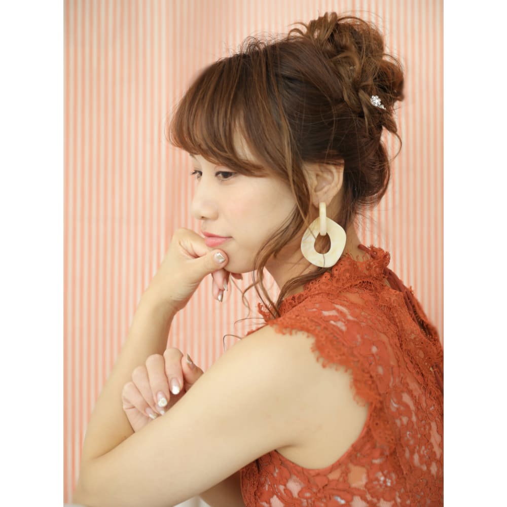 夏のヘアアレンジ セミロングアップ オリージュ ガレット梅 Galette Umeda ガレットウメダ のヘアスタイル 美容院 美容室を予約するなら楽天ビューティ 夏のヘアアレンジ セミロングアップ オリージュ ガレット梅 Galette Umeda ガレットウメダ のヘアスタイル 美容院 美容室を予約するなら楽天ビューティ