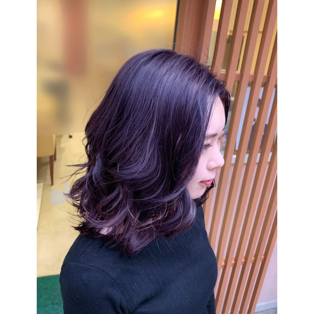 Edolエドルカラー ダークヴァイオレッタ Akira三宮店 アキラ のヘアスタイル 美容院 美容室を予約するなら楽天ビューティ