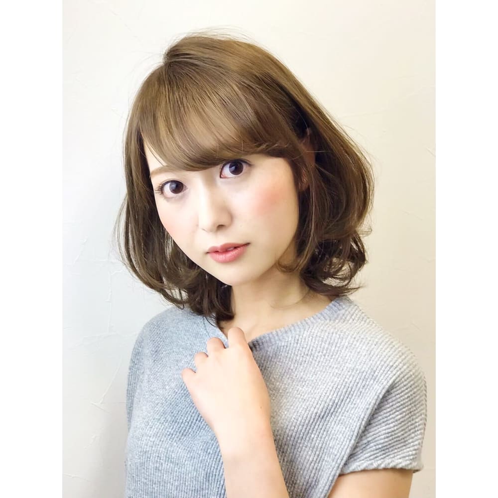 Sweet ノナカタカシ ひし形シルエットくびれセミデ Hair Relax Sweet ヘアーアンドリラックススウィート のヘアスタイル 美容院 美容室を予約するなら楽天ビューティ