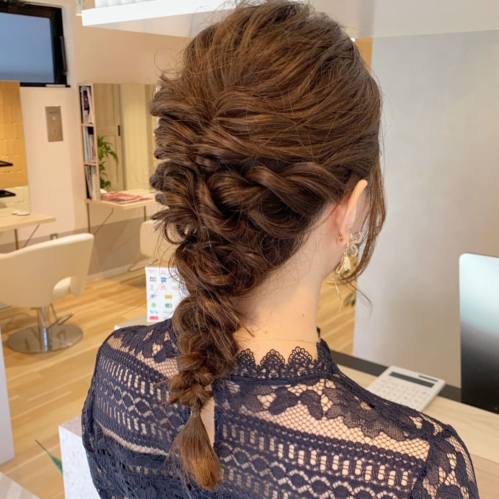 お客様スタイル ヘアセット One アンド ワン のヘアスタイル 美容院 美容室を予約するなら楽天ビューティ