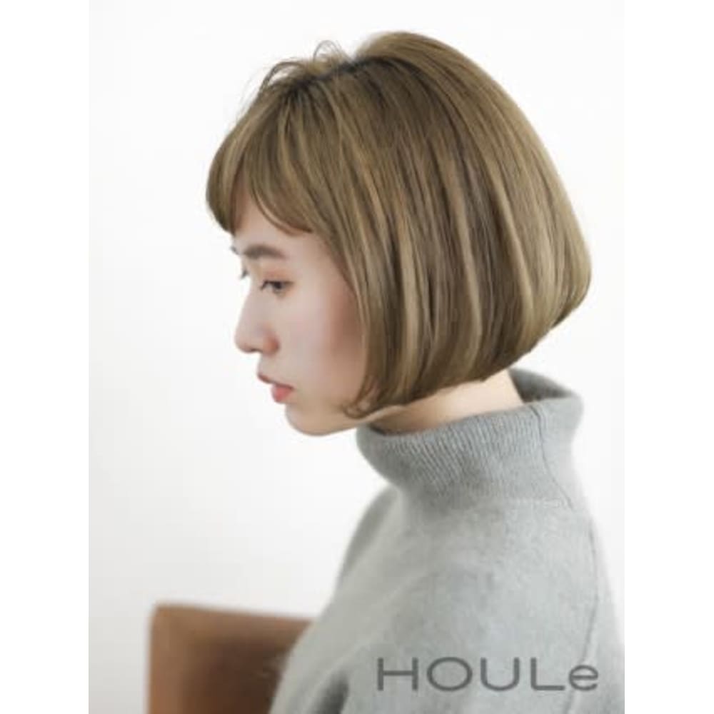 お洒落見えが叶う ナチュラルな似合わせ 洗練ボブ Houle ウル のヘアスタイル 美容院 美容室を予約するなら楽天ビューティ