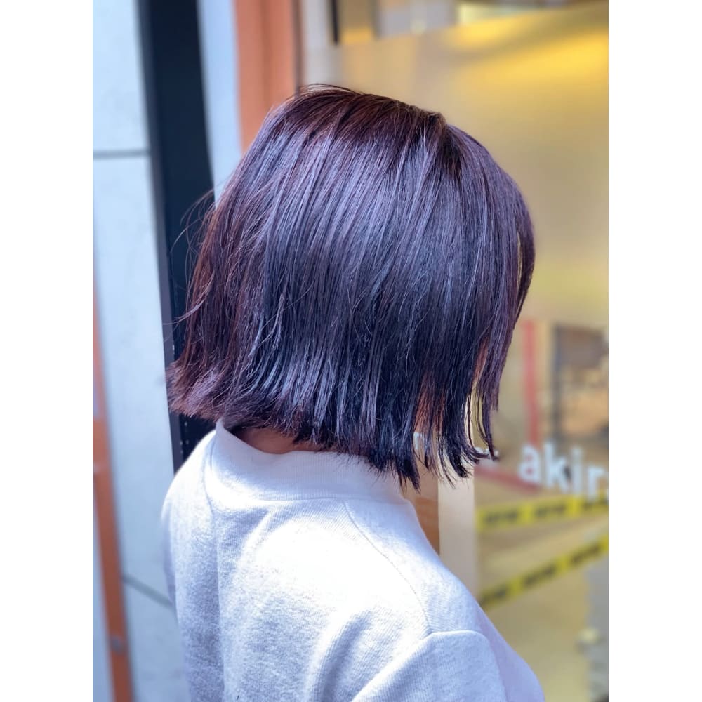 切りっぱなしボブ Akira三宮店 アキラ のヘアスタイル 美容院 美容室を予約するなら楽天ビューティ