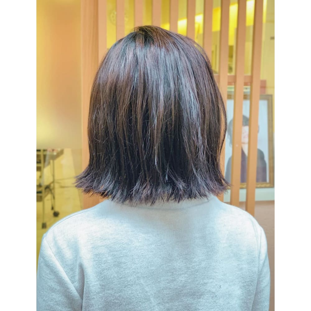 切りっぱなしボブ Akira三宮店 アキラ のヘアスタイル 美容院 美容室を予約するなら楽天ビューティ