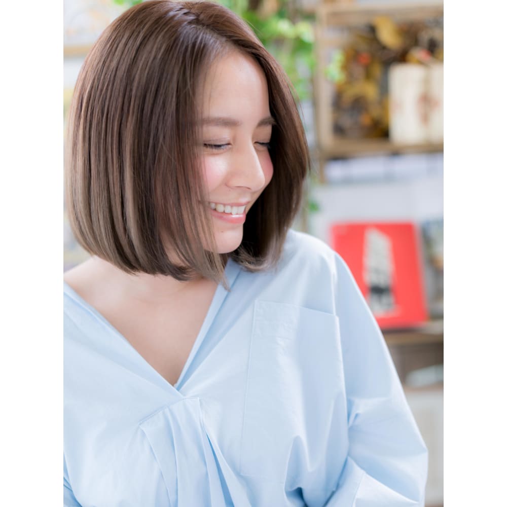 好感度大 大人かわいい黒髪前下がりボブディ 大人ボブ Cover Hair Bliss 戸田公園西口店 カバーヘアブリス トダコウエンニシグチテン のヘアスタイル 美容院 美容室を予約するなら楽天ビューティ