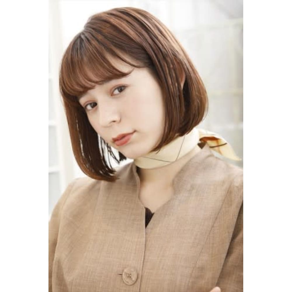 媚びない大人のナチュラルボブ Minx 原宿店 ミンクス ハラジュクテン のヘアスタイル 美容院 美容室を予約するなら楽天ビューティ
