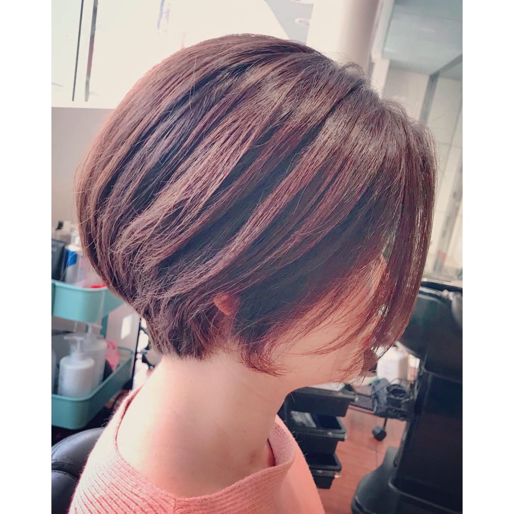 くびれショートボブ Feels フィールズ のヘアスタイル 美容院 くびれショートボブ Feels フィールズ のヘアスタイル 美容院