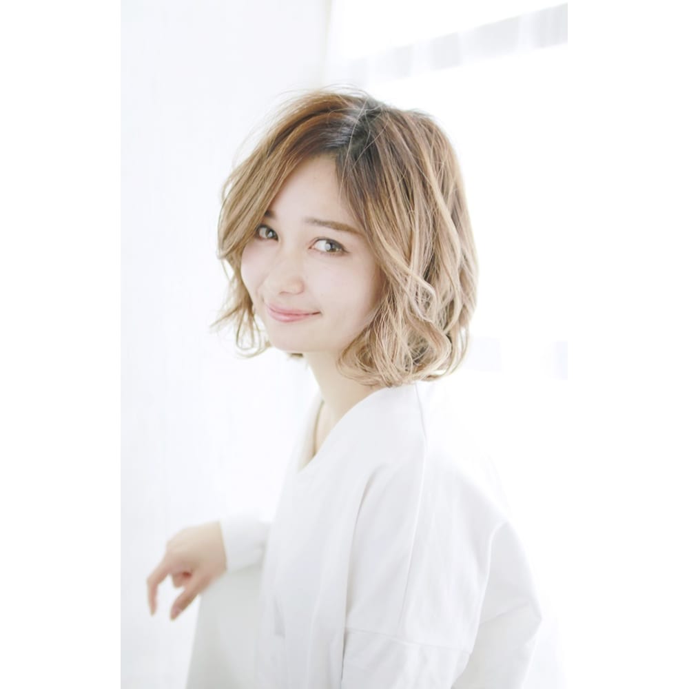 代30代40代 もふもふ髪のバルーンボブ 草津 Fiika フィーカ のヘアスタイル 美容院 美容室を予約するなら楽天ビューティ