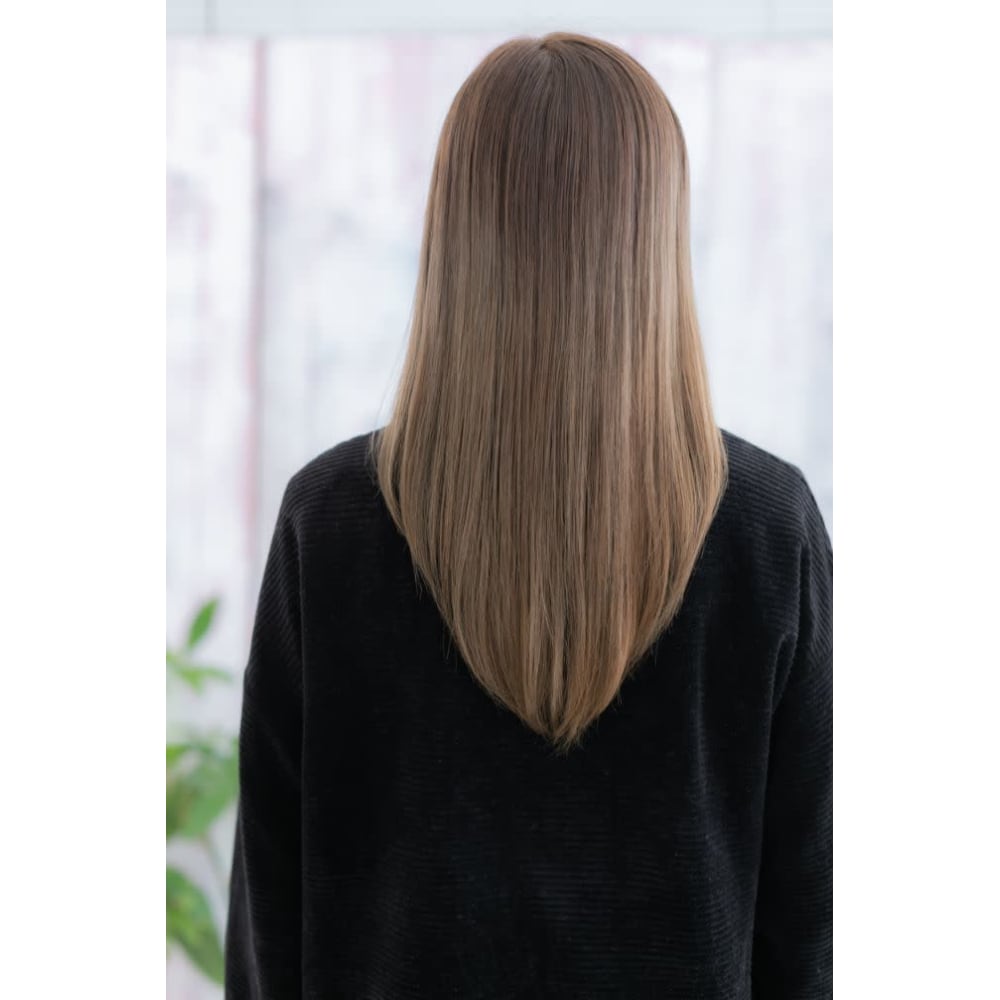 センターパートも レイヤーカットナチュラルワンカール Miq 日暮里店 ミック のヘアスタイル 美容院 美容室を予約するなら楽天ビューティ