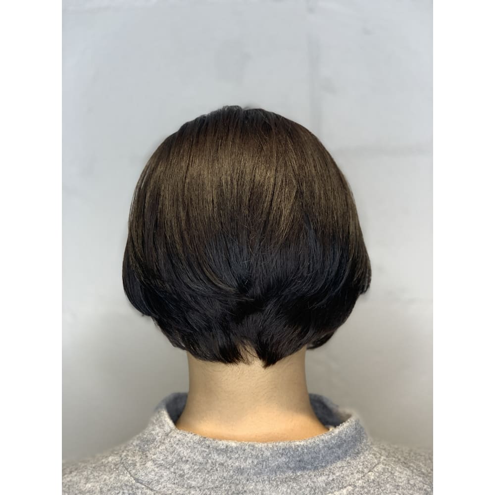 骨格補正 前下がりショートボブ Shell シェル のヘアスタイル 美容院 美容室を予約するなら楽天ビューティ