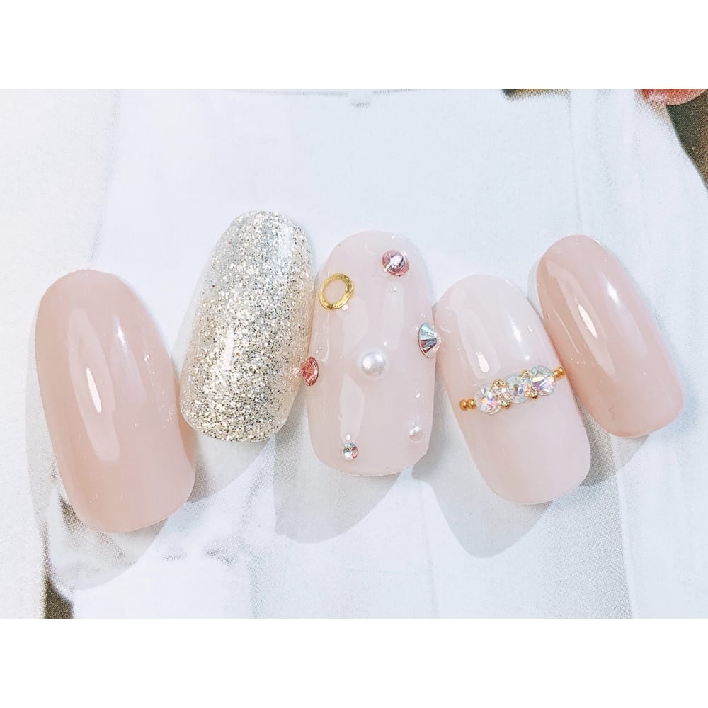 ピンクネイル Beauty Nailsalon Riche 北堀江 ビューティーアンドネイルサロン リーチェ キタホリエ のネイルデザイン ネイル まつげサロンを予約するなら楽天ビューティ