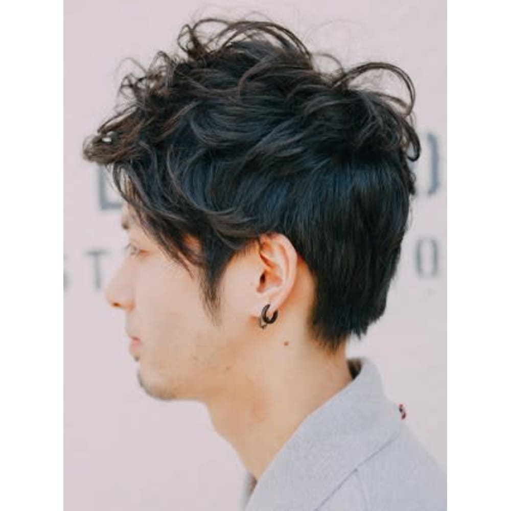 ポイントパーマ ショート Blossom 大山店 ブロッサムオオヤマテン のヘアスタイル 美容院 美容室を予約するなら楽天ビューティ