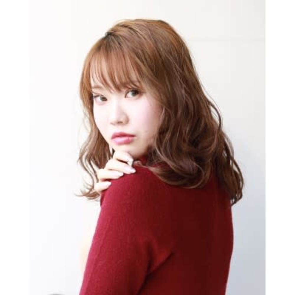 エアウェーブ ミディアム Cali キャリ のヘアスタイル 美容院 エアウェーブ ミディアム Cali キャリ のヘアスタイル 美容院