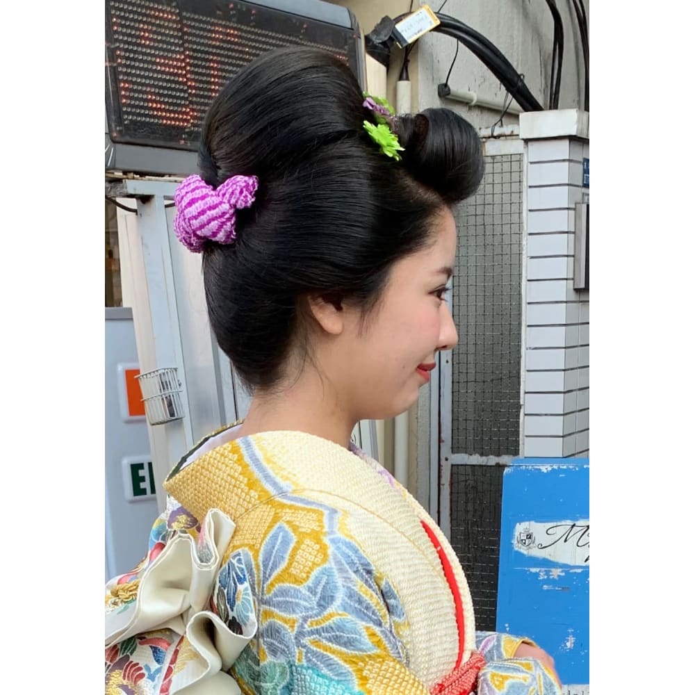 成人式振袖着付けヘアセット 新日本髪 Mystere Restaresta ミステール リスタリスタ のヘアスタイル 美容院 美容室を予約するなら楽天ビューティ