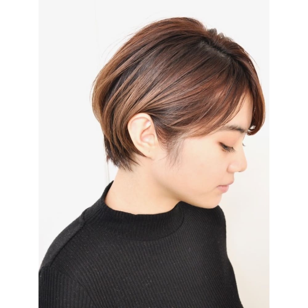 乾かすだけでまとまる大人ショートボブ Beautrium Peninsula ビュートリアム ペニンシュラ のヘアスタイル 美容院 美容室を予約するなら楽天ビューティ
