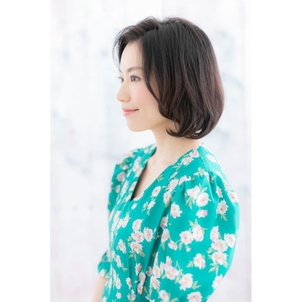 洗練された大人ピュア アシンメトリーな黒髪ボブディ Miq 日暮里店 ミック のヘアスタイル 美容院 美容室を予約するなら楽天ビューティ
