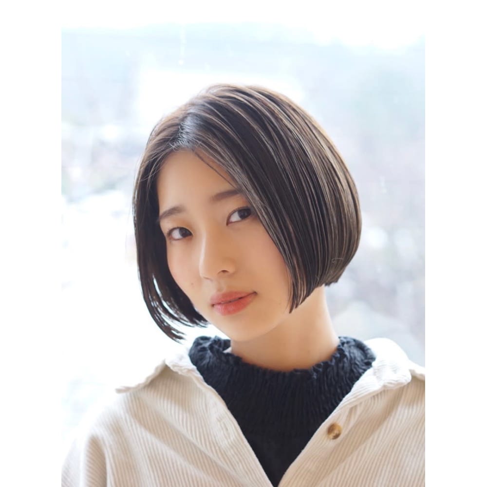 大人可愛いミニボブ Beautrium 鎌倉小町 ビュートリアム のヘアスタイル 美容院 美容室を予約するなら楽天ビューティ
