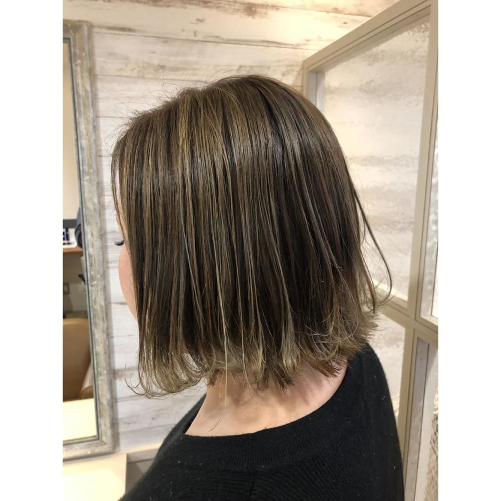 3dハイライトカラー Emu International 白岡 Cute店 エムインターナショナル のヘアスタイル 美容院 美容室を予約するなら楽天ビューティ