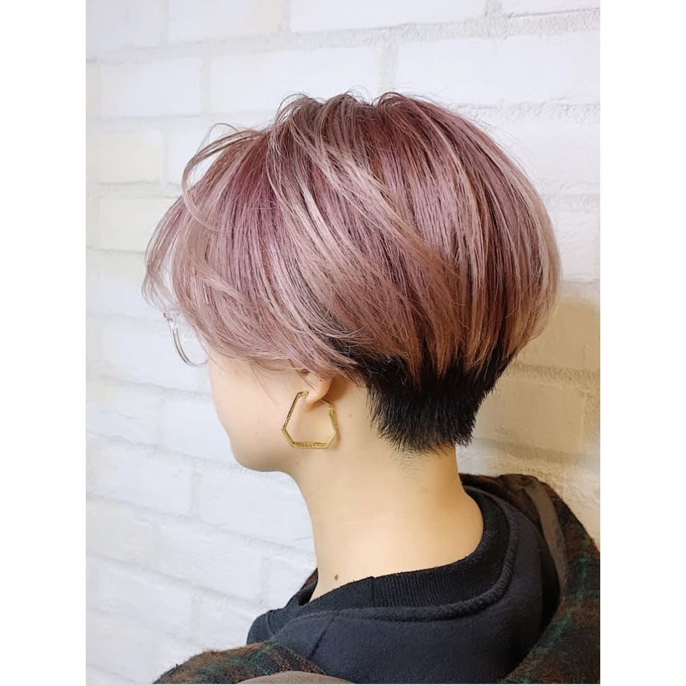 Lee Aimer南堀江 Pinkコンパクトショート Lee Horie リー ホリエ のヘアスタイル 美容院 美容室を予約するなら楽天ビューティ