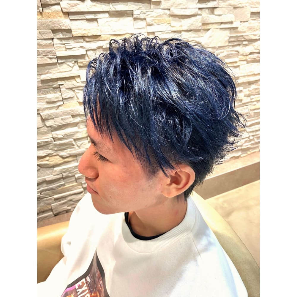 ダブルカラーで鮮やか ブルーオーシャン Hair Make Opsis オプシス のヘアスタイル 美容院 美容室を予約するなら楽天ビューティ