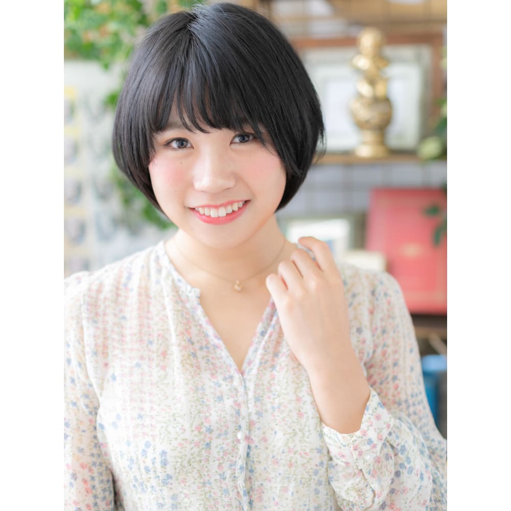 黒髪がgood ナチュラルマッシュショート ダブルバング Cover Hair 黒髪がgood ナチュラルマッシュショート ダブルバング Cover Hair