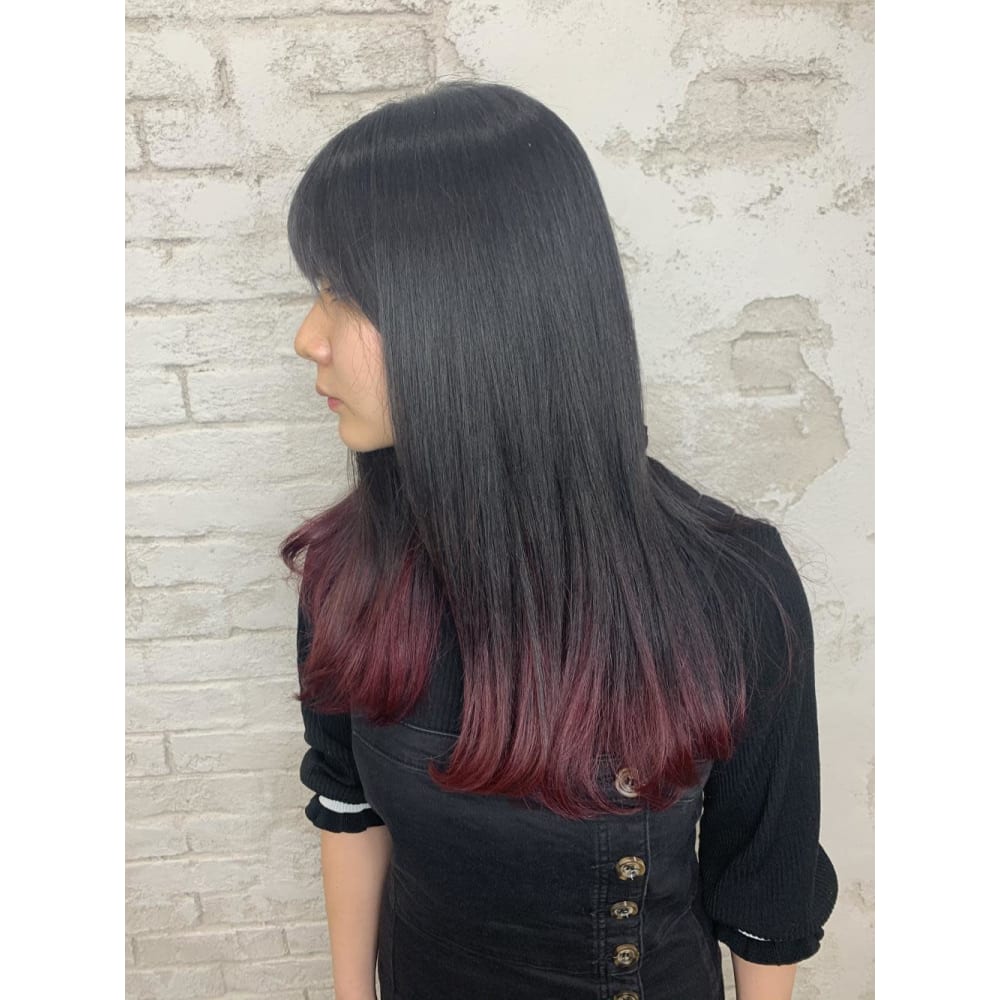 裾カラーグラデーションカラーピンクカラー池袋 Prize Iris 池袋東口店 プライズアイリス イケブクロヒガシグチテン のヘアスタイル 美容院 美容室を予約するなら楽天ビューティ